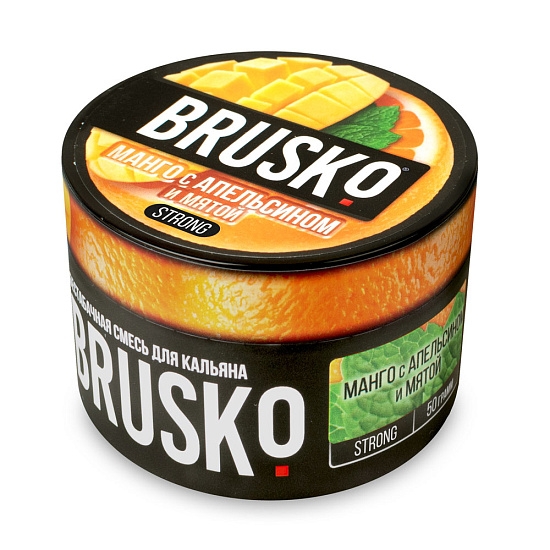 Купить Brusko Strong - Манго с апельсином и мятой 50г